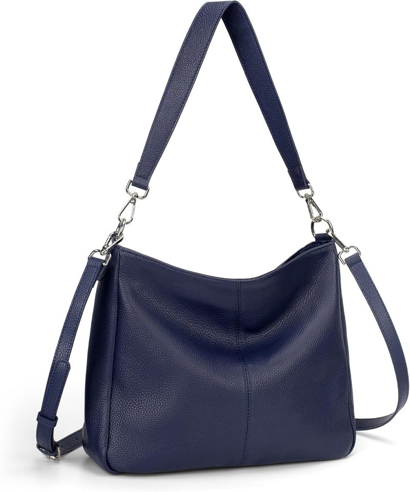 befen Genuine Leather Hobo Bags Purses for Women, Women's Shoulder bag Handbags Crossbody Bag with 2 Shoulder Straps - Image 1